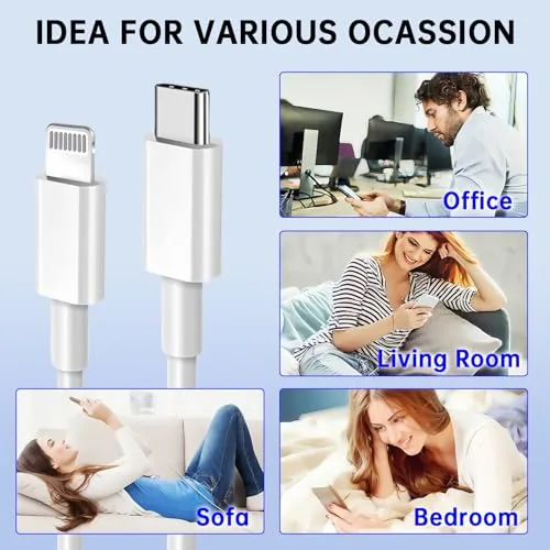 Testing the Gartmost for USB C to Lightning Cable, 5Pack [MFi Certified over two weeks