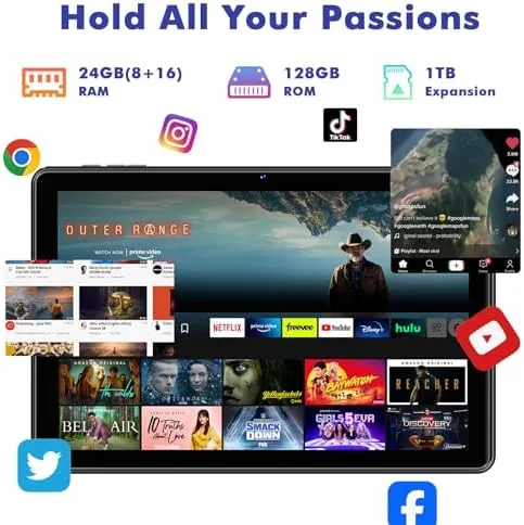The 10 Inch Tablet, Android 15 with 24 GB RAM + in real use