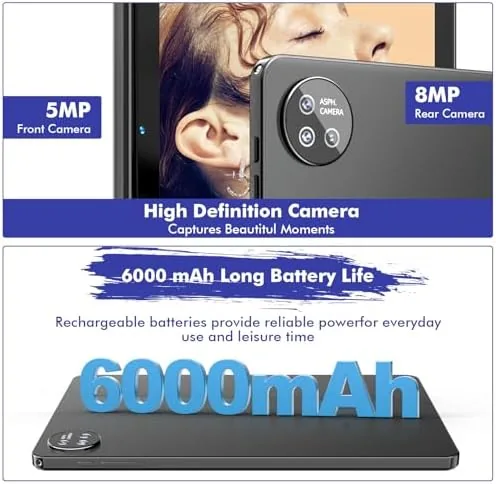 The 10 Inch Tablet, Android 15 with 24 GB RAM + compared in context