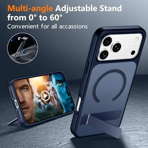 Another view of the SPIDERCASE Magnetic for iPhone 17 Pro Max Case,with [3 Stand