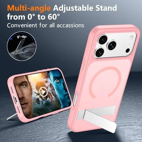 Another view of the SPIDERCASE Magnetic for iPhone 17 Pro Max Case,with [3 Stand