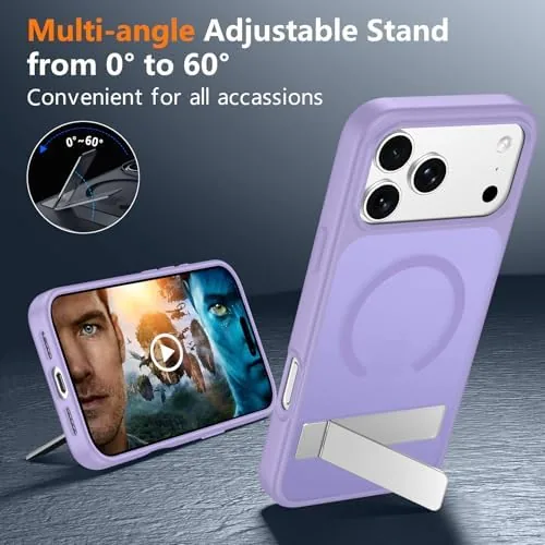 Another view of the SPIDERCASE Magnetic for iPhone 17 Pro Max Case,with [3 Stand