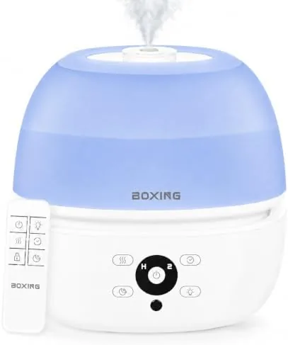 BOXING 3L Top Fill Humidifier for Bedroom, 20dB Whisper-Quiet Ultrasonic Cool Mist, Remote Control Review: Tested and Rated