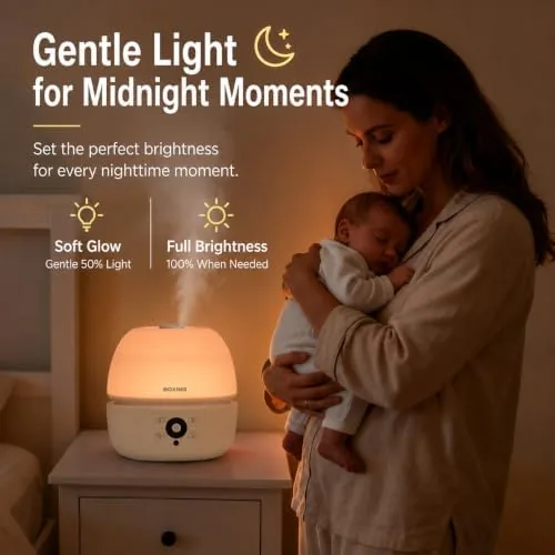 Testing the BOXING 3L Top Fill Humidifier for Bedroom, 20dB Whisper-Quiet Ultrasonic over two weeks