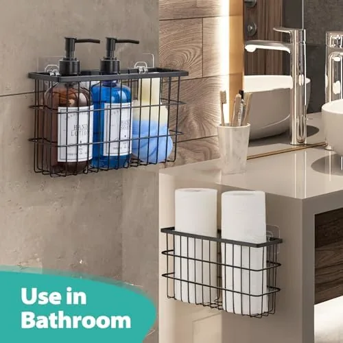 The lid organizer loaded with round and square container lids on a cabinet door