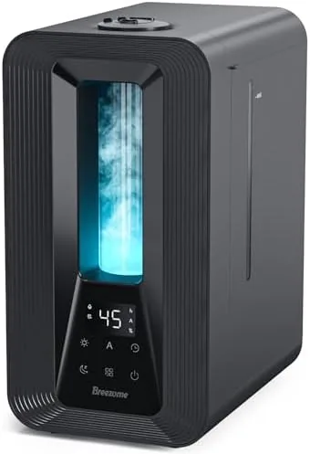 BREEZOME 6L Cool Mist Humidifier for Bedroom 50H Runtime 7-Color Mood Light | Top Review: Tested and Rated