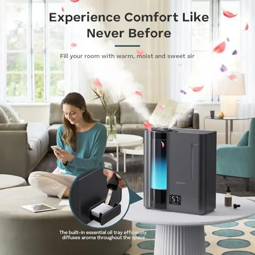 Testing the BREEZOME 8L Warm & Cool Mist Humidifier for Large Room over two weeks