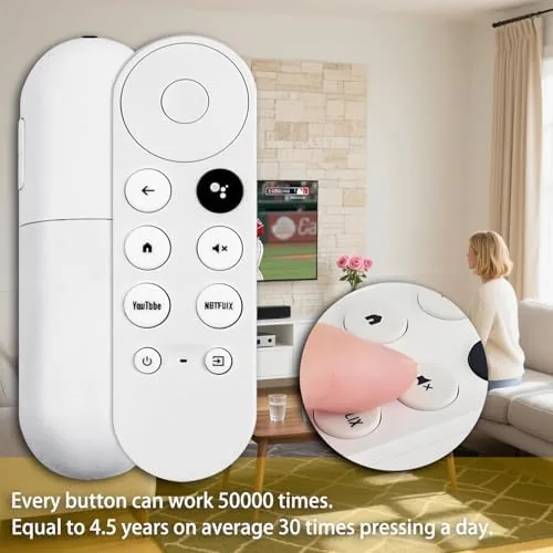 The G9N9N New Replacement Voice Remote Control Compatible with Google Chromecast in real use