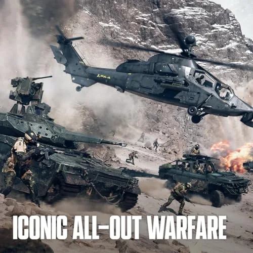 Squad defending an objective on a Battlefield 6 urban map