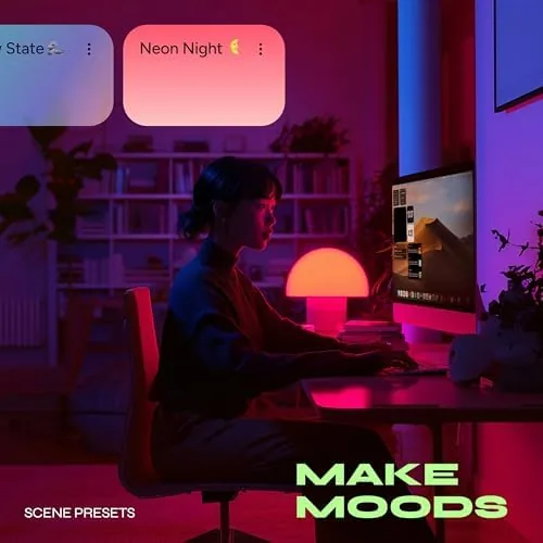 The LIFX Smart Light Bulbs A19 - RGB Color Changing, 800 compared in context