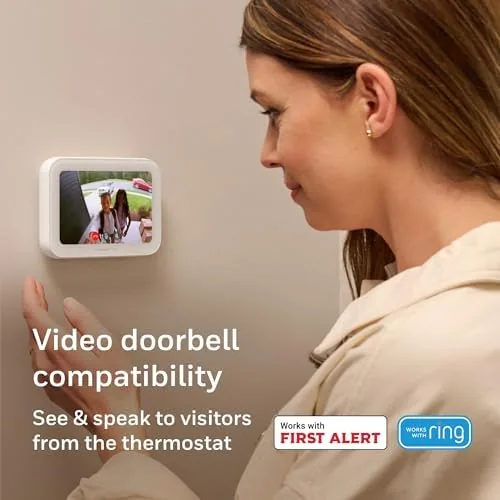 Close look at the Honeywell Home X8S Premium Smart Wi-Fi Thermostat, White | Video build quality