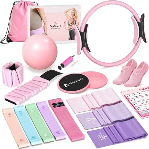 NANATI Pilates Kit, Home Pilates Workout Kit for Women, Pilates Equipment with 14.5"" Pilates Review: Tested and Rated