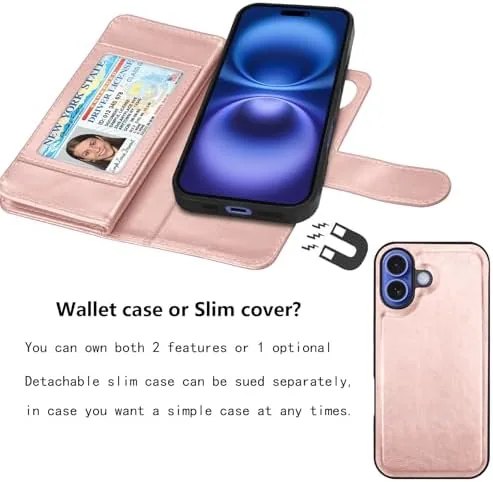 The NJJEX Wallet Case Compatible with iPhone 17 6.3" 2025, [9 in real use