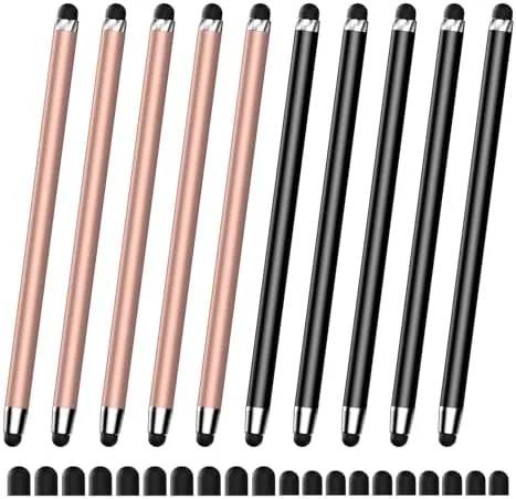 Stylus(10 PCS),Stylus Pen for Touchscreen,High Sensitivity & Precision | Universal Stylus,2-in-1 Rubber Tip,Touch Screens Review: Tested and Rated