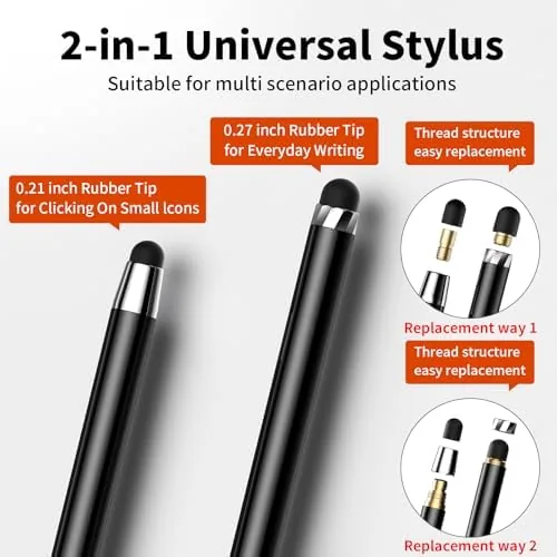 Close look at the Stylus(10 PCS),Stylus Pen for Touchscreen,High Sensitivity & Precision | Universal build quality