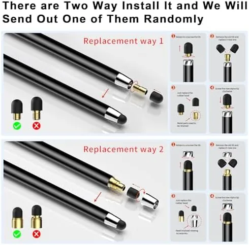 Another view of the Stylus(10 PCS),Stylus Pen for Touchscreen,High Sensitivity & Precision | Universal