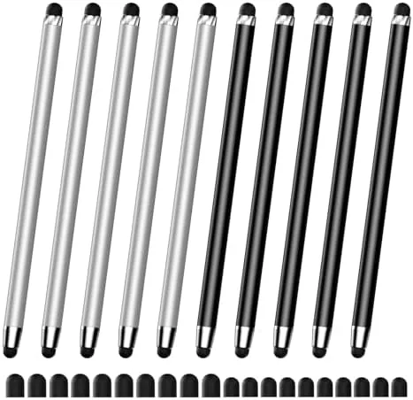 Stylus(10 PCS),Stylus Pen for Touchscreen,High Sensitivity & Precision | Universal Stylus,2-in-1 Rubber Tip,Thick and Review: Tested and Rated