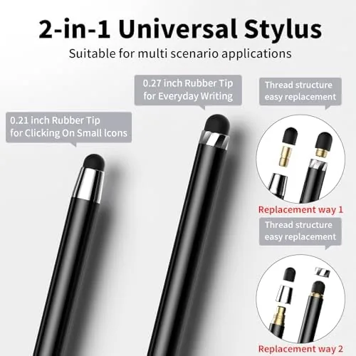 Close look at the Stylus(10 PCS),Stylus Pen for Touchscreen,High Sensitivity & Precision | Universal build quality