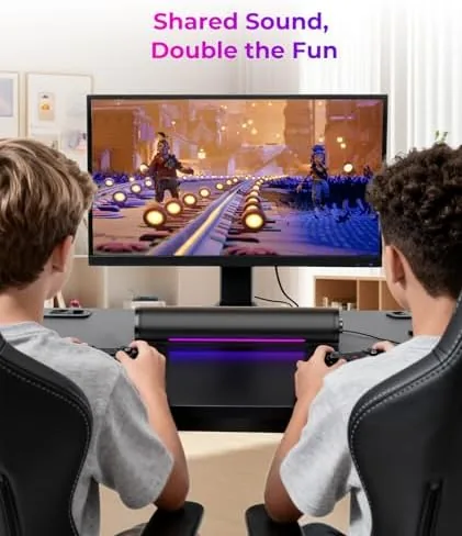 The Computer Speakers for Desktop PC, Gaming PC Sound Bar, Plug compared in context