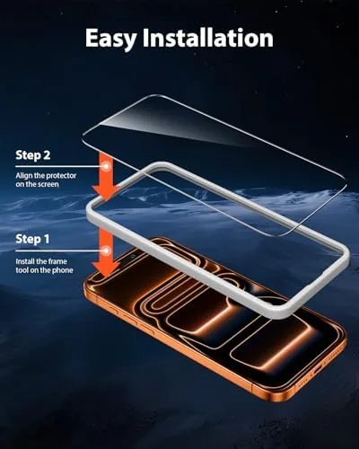 The protected phone in use with the screen clean and bright
