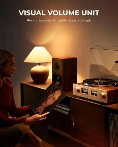 Another view of the HiFire X Vinyl Record Player | Audiophile HiFi Turntable System