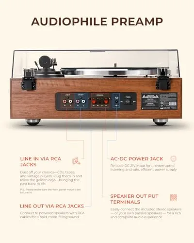 The HiFire X Vinyl Record Player | Audiophile HiFi Turntable System compared in context