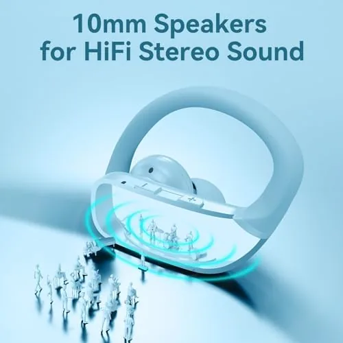 Another view of the bmani Ear Buds Wireless Earbuds Bluetooth Headphones with 80H Playtime