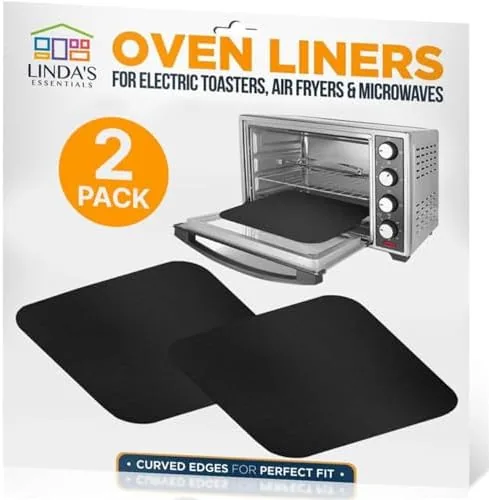 Toaster Oven Liners for Bottom of Oven (2 Pack) Reusable Non-Stick Heat Resistant Toaster Review: Tested and Rated