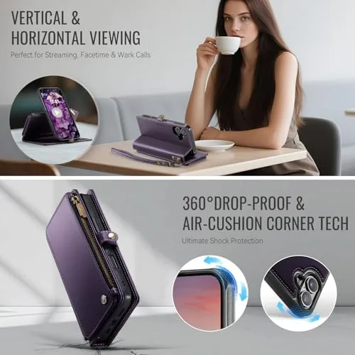 Another view of the Defencase for iPhone 17 Phone Case Wallet Compatible with Magsafe