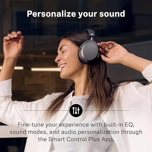Momentum 4 headphones beside other flagship headphones