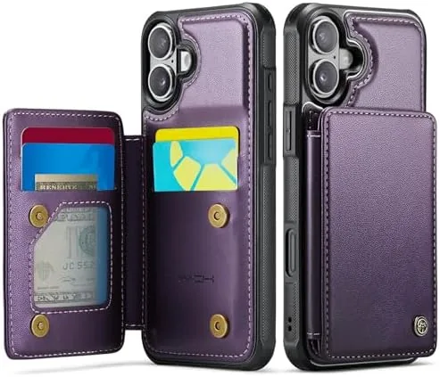 Vinich for iPhone 17 Wallet Case with Card Holder, Purple | RFID Blocking Credit Review: Tested and Rated