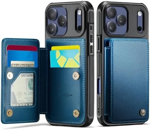 Vinich for iPhone 17 Pro Wallet Case with Card Holder, Blue | RFID Blocking Review: Tested and Rated