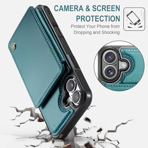 Testing the Vinich for iPhone 17 Wallet Case with Card Holder, Bluish over two weeks