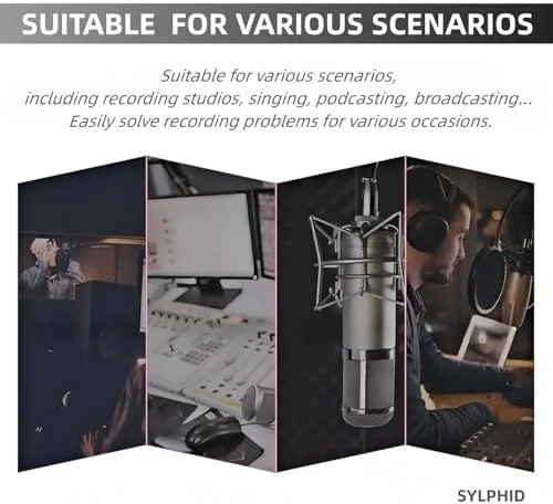 Testing the SYLPHID Microphone Isolation Shield with Pop Filter & Stand and over two weeks