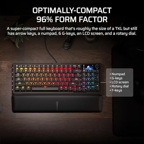 A close up of the MLX Fusion tactile switch keycaps with a keycap pulled off