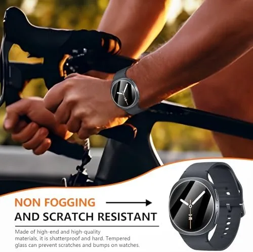 Testing the Suoman 4-Pack for Samsung Galaxy Watch 9/8 44mm Screen Protector over two weeks