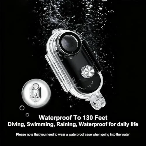 Detail shot of the 4K 128GB Thumb Action Camera, Hands-Free Magnetic POV Sports Cam features