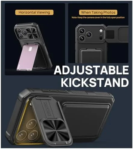 The SSLOTSCASE for iPhone 17 Pro Max Case with Card Holder in real use