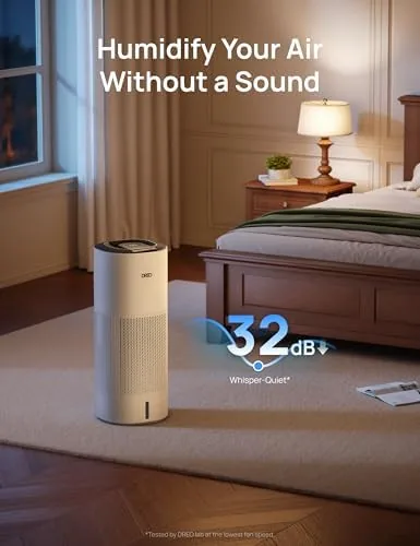 Testing the DREO Smart Evaporative Humidifier for Large Room up to 1000ft² over two weeks
