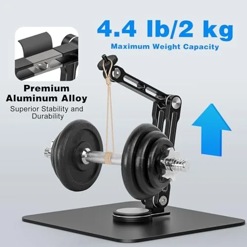 The Mic Stand Desk, 360° Rotatable Desktop Microphone Stand, Max Load in real use