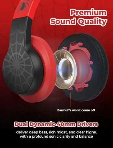 The iClever HS19S Kids Headphones for School, Over-Ear for Toddler Boys in real use