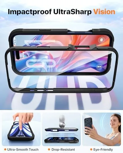 Another view of the Diaclara Magnetic Designed for iPhone 17 Pro Max Case Full