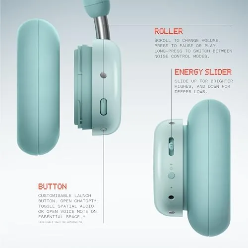 The CMF BY Nothing Headphone Pro Active Noise Canceling Wireless Headphones in real use