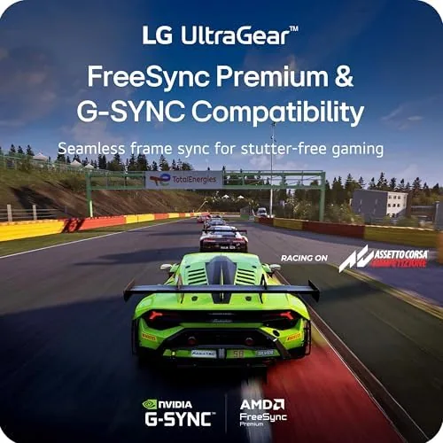 Racing game with smooth motion on the display