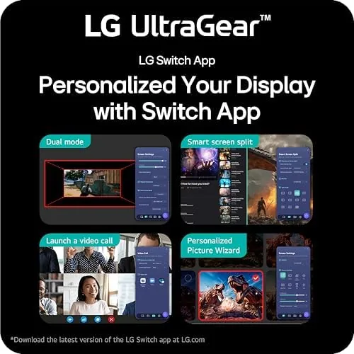 The 300Hz panel next to a 144Hz gaming monitor