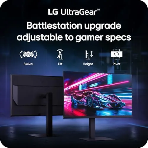 Full battlestation setup with the Ultragear monitor
