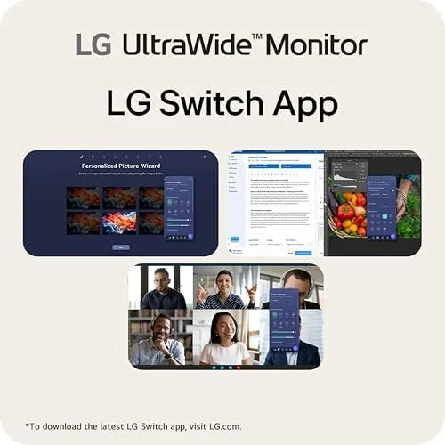 The LG 34U530A-W 34-inch UltraWide WFHD (2560 x 1080) IPS Wide compared in context