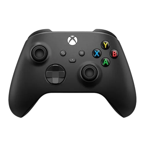 The Xbox Wireless Controller 2025 in Carbon Black viewed from above