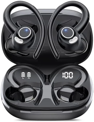 Overview of the Wireless Earbuds, Bluetooth 5.4 Headphones Sport Over Ear Buds With