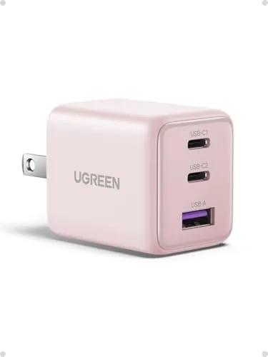 Overview of the UGREEN 3-Port 30W USB C Charger Block, GaN II Type